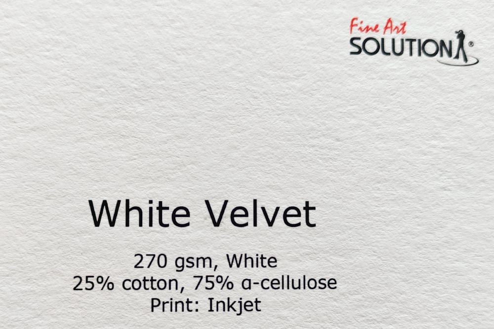 Tekstura Fine Art White Velvet 