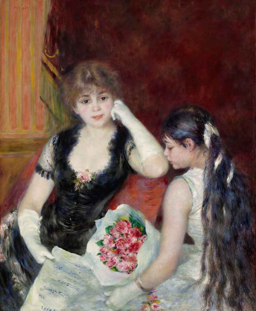 A Box at the Theater (At the Concert) - Auguste Renoir