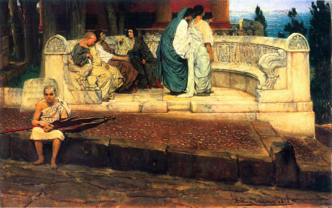 A Exedra - Alma-Tadema