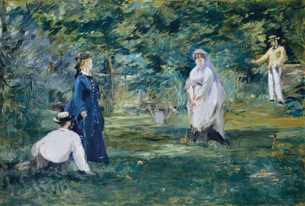 A Game of Croquet - Edouard Manet
