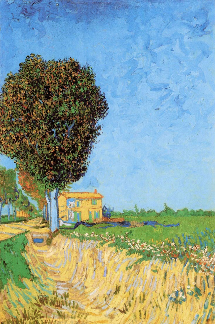 A Lane near Arles - Van Gogh