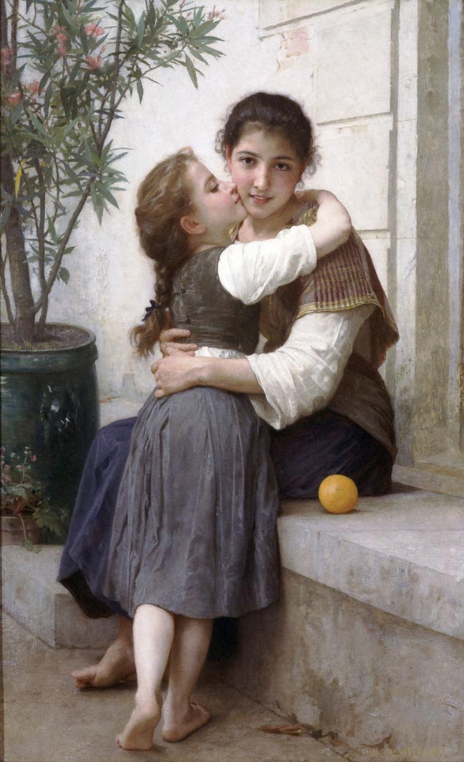 A Little Coaxing 1890 - Bouguereau