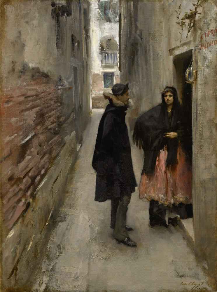 A Street in Venice - John Singer Sargent