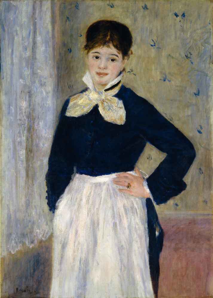 A Waitress at Duvals Restaurant - Auguste Renoir