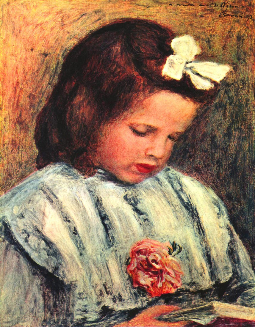 A reading girl - Renoir