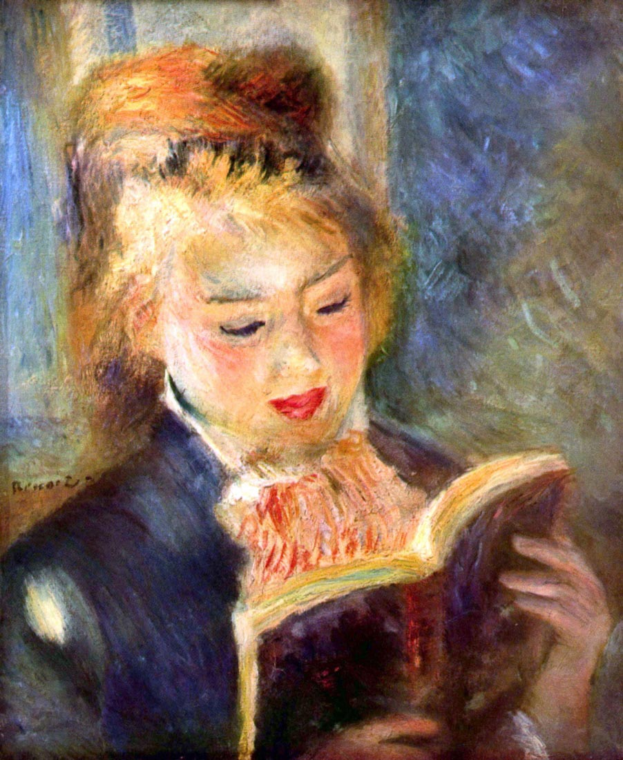 A reading girl1 - Renoir