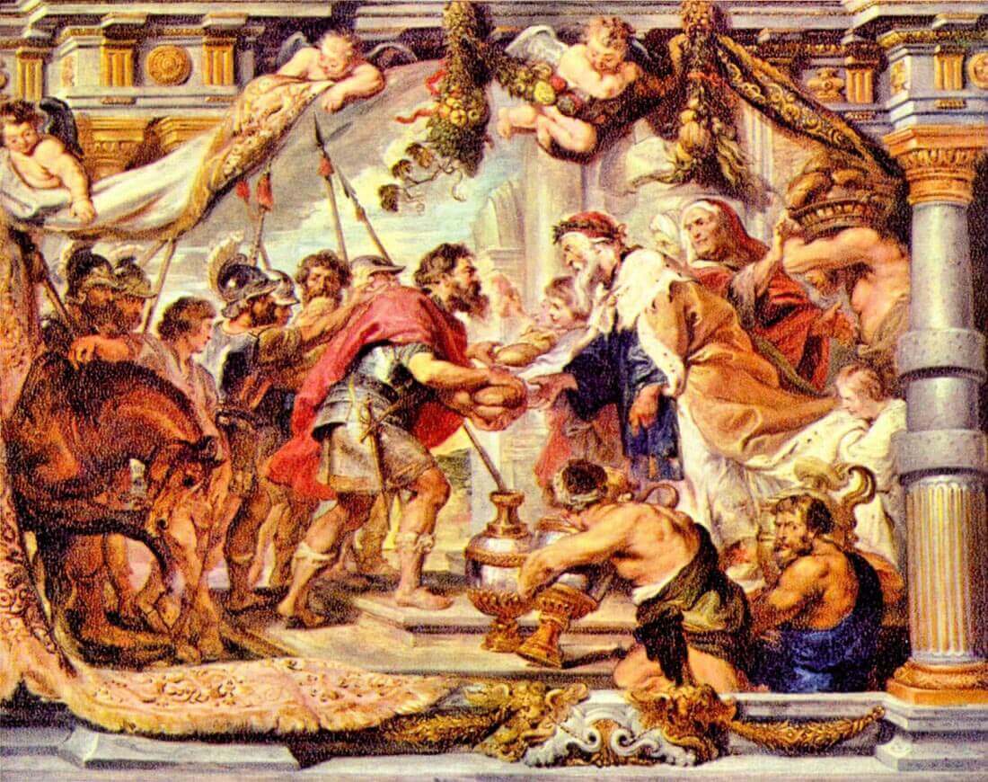 Abraham with Melchizedek - Rubens