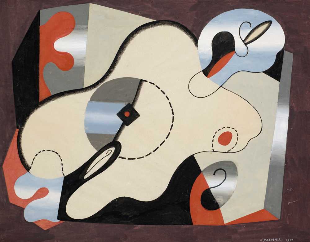 Abstract Composition (Reclining Woman) (1931) - Georges Valmier
