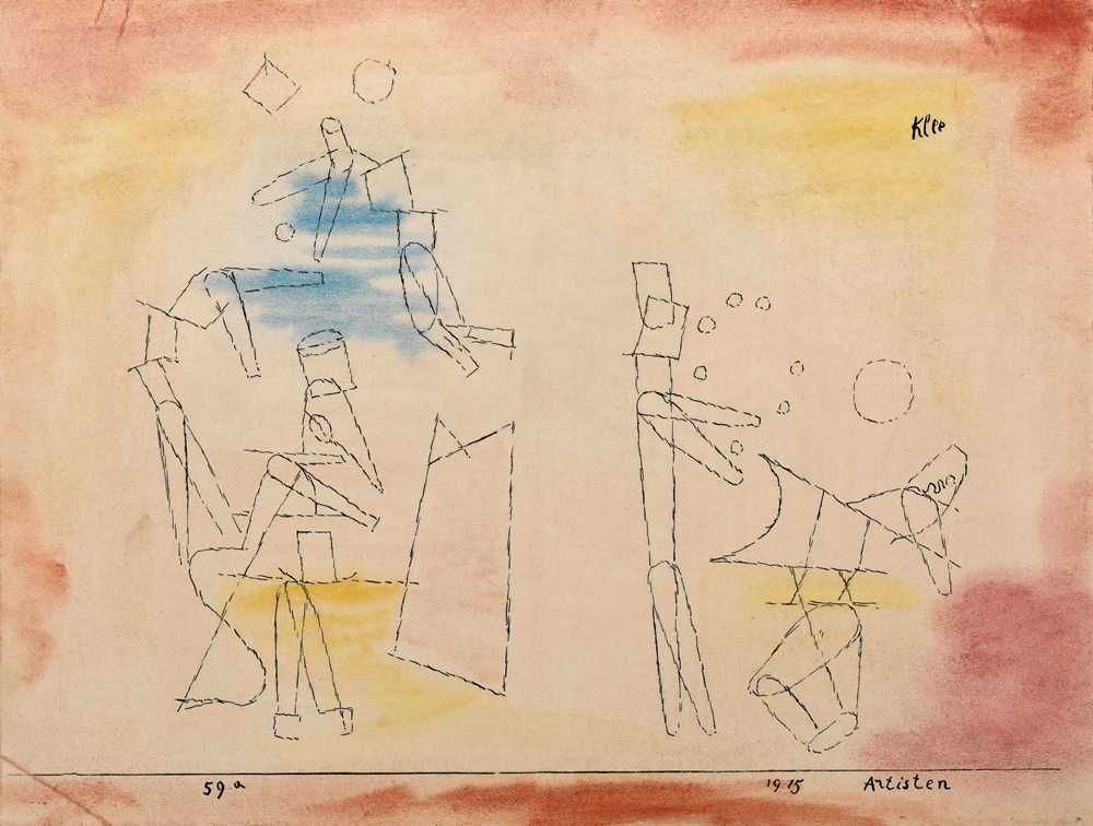 Acrobats (1915) - Paul Klee