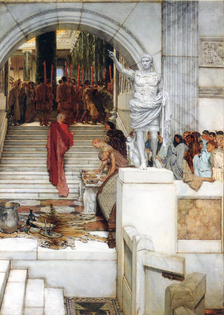 After the Audience - Alma-Tadema