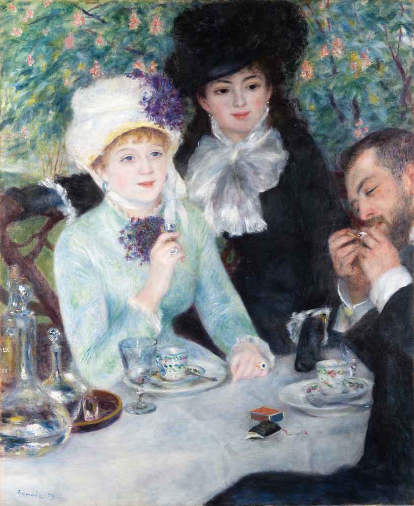 After the Luncheon - Auguste Renoir