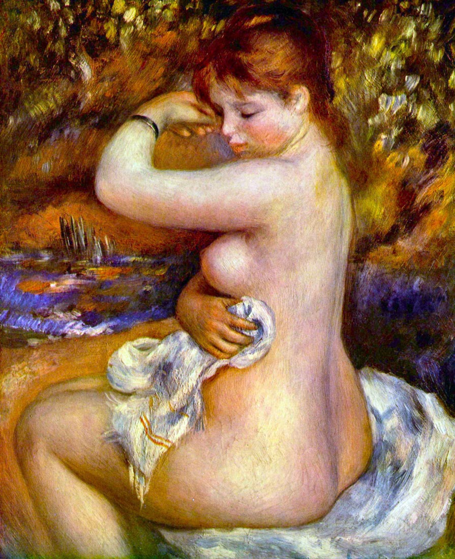 After the bath - Renoir