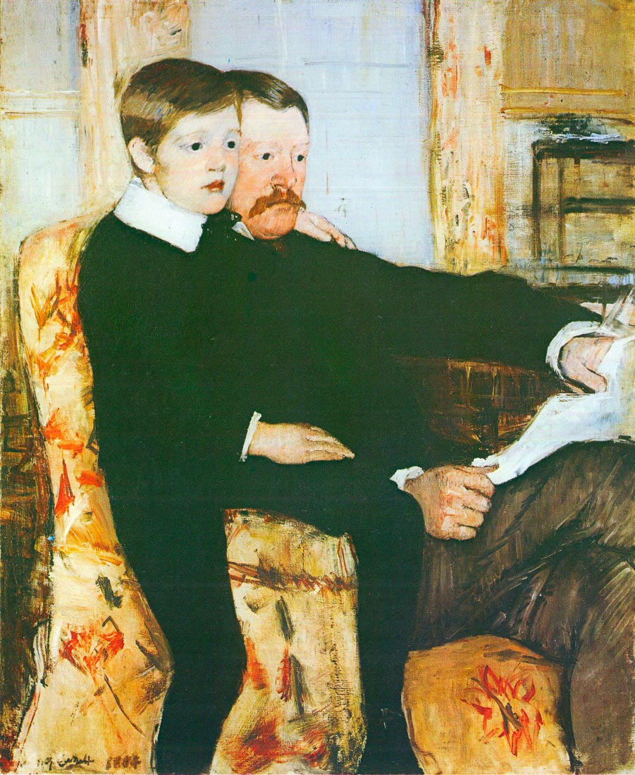 Alexander J. Cassatt and son Robert Kelso Cassatt - Cassatt
