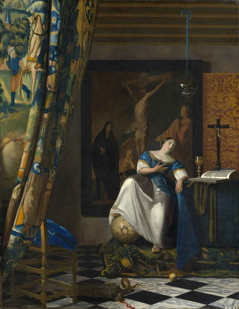 Allegory of the Catholic Faith - Jan Vermeer