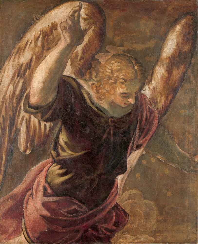 Angel from the Annunciation to the Virgin - Jacopo Tintoretto