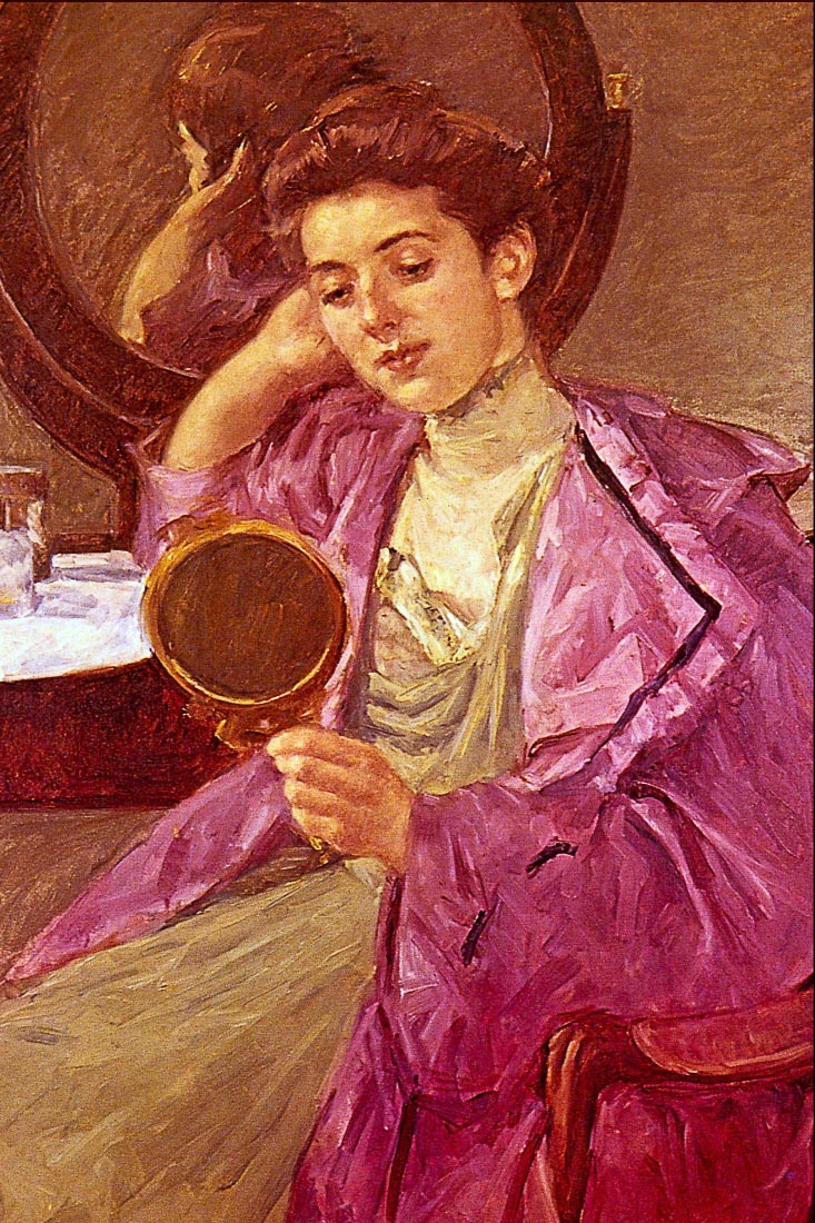 Antoinette at her Dresser - Cassatt