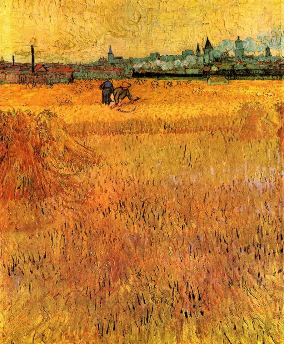 Arles View from the Wheat Fields - Van Gogh