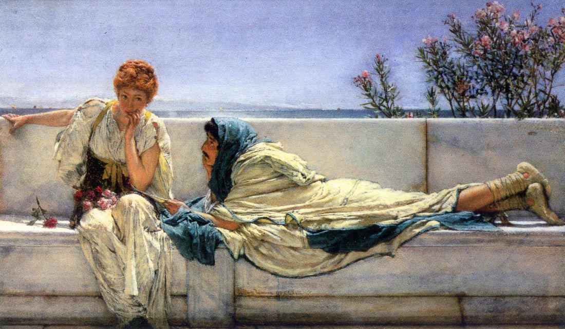 Asking - Alma-Tadema