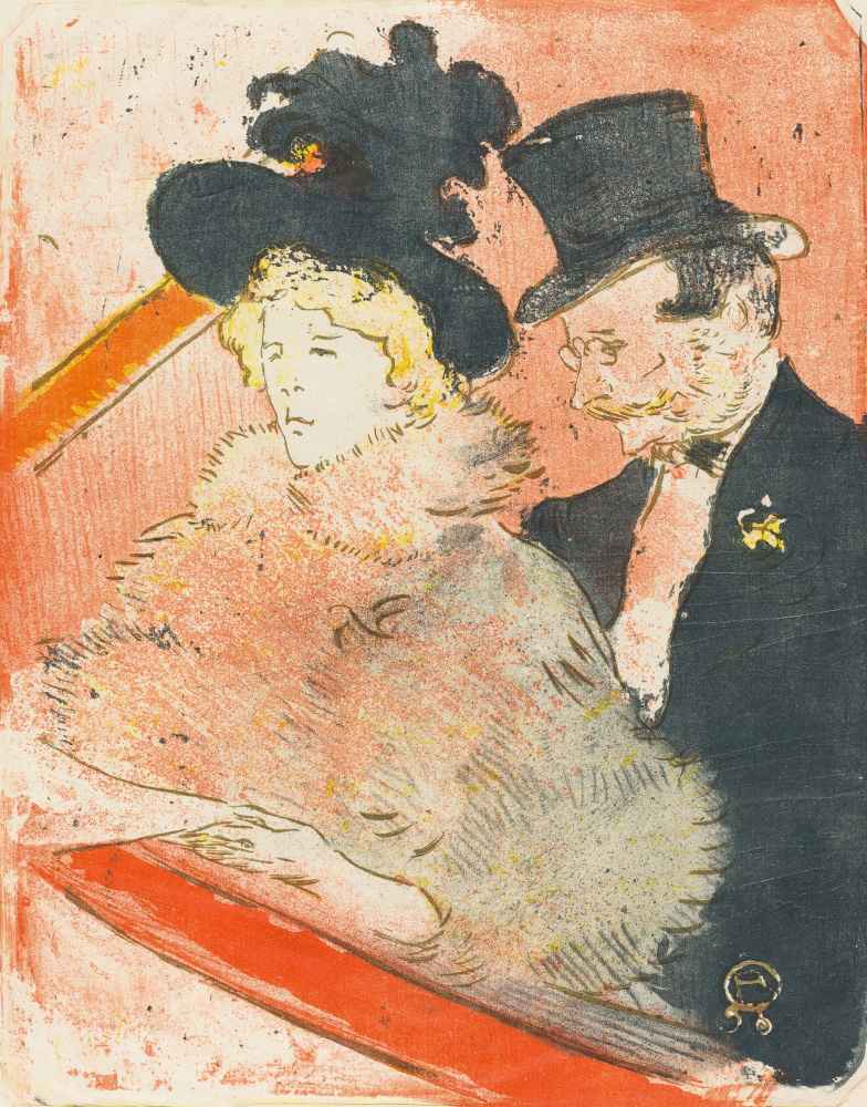 At the Concert - Henri de Toulouse-Lautrec