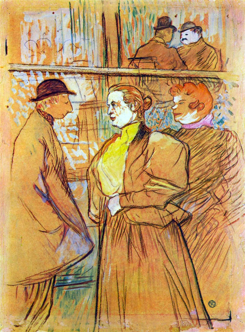 At the Moulin Rouge 2 - Toulouse-Lautrec