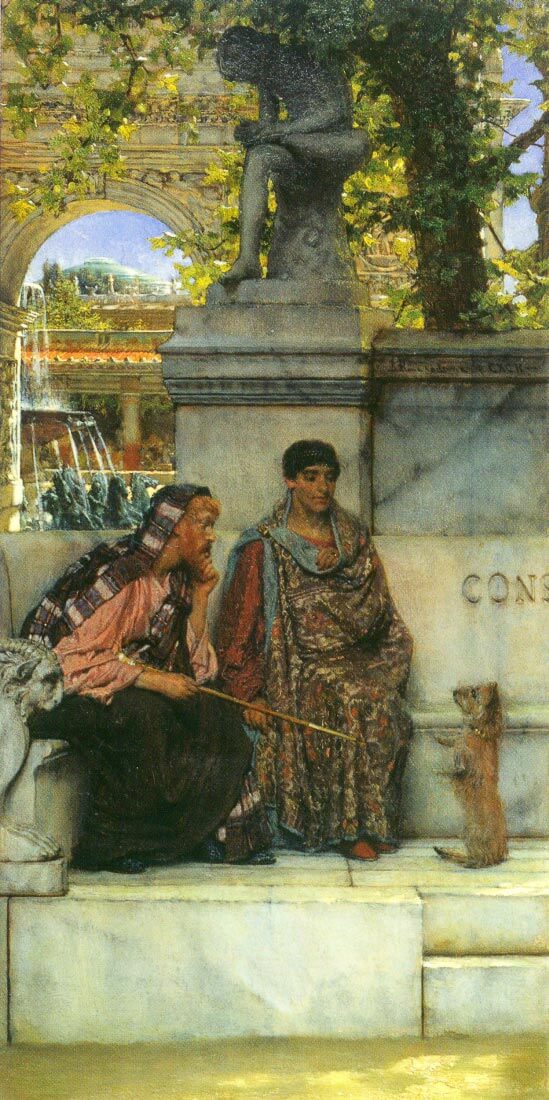 At the time of Constantine - Alma-Tadema