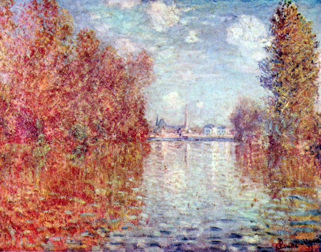 Autumn in Argenteuil - Monet