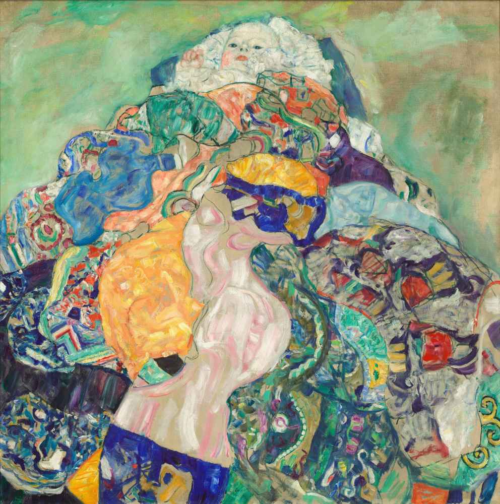 Baby (Cradle) - Gustav Klimt