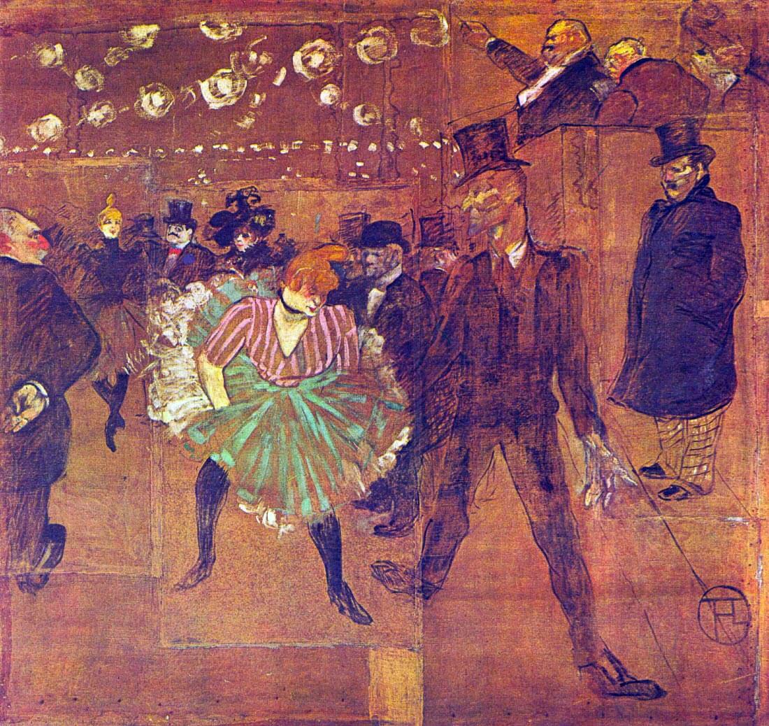 Ball At Moulin-Rouge - Toulouse-Lautrec