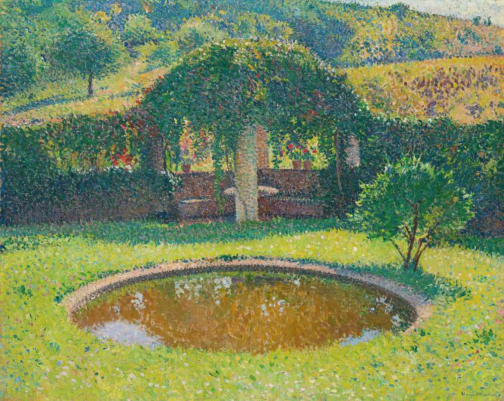 Basin And Arbor South-West Of Marquayrol Park (circa 1920) - Guillaume Martin