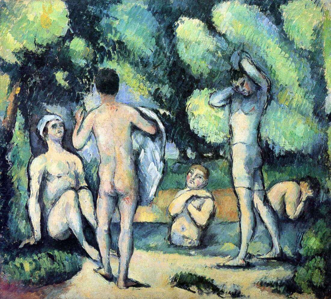 Bathers 3 - Cezanne