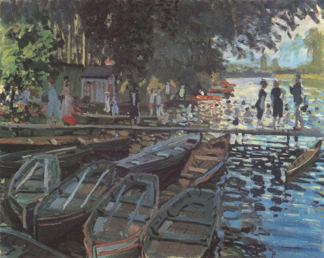 Bathers at La Grenoulliere - Monet