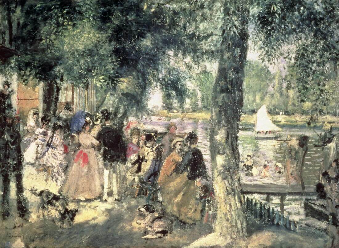 Bathing on the scene - Renoir