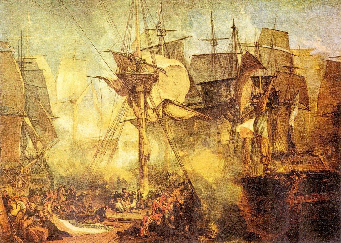 Battle of Trafalgar - Joseph Mallord Turner