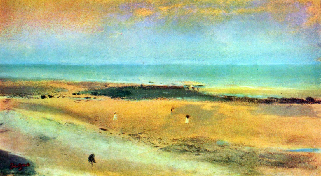 Beach at low tide #1 - Degas