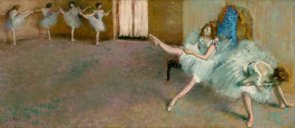 Before the Ballet - Edgar Degas