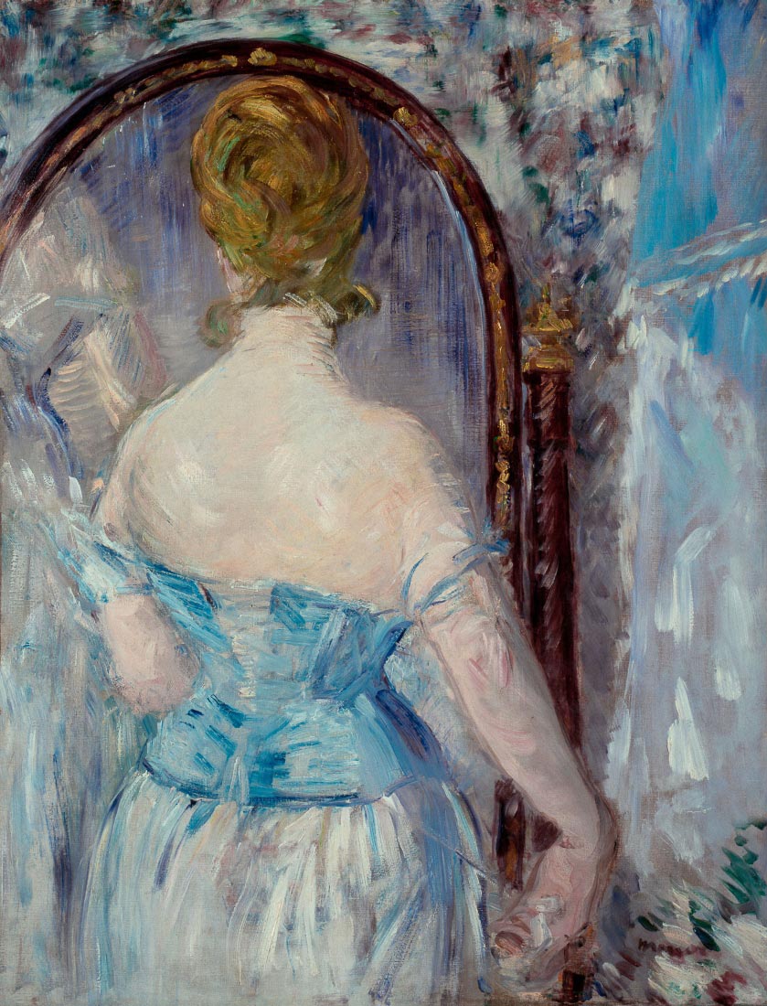 Before the Mirror - Manet