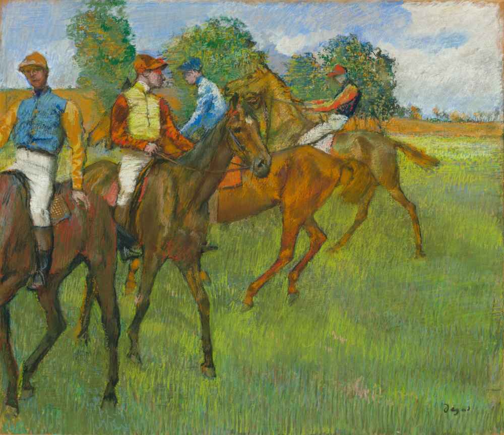 Before the Race 2 - Edgar Degas