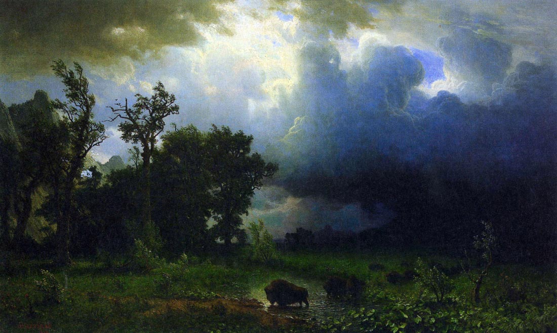 Before the Storm - Bierstadt