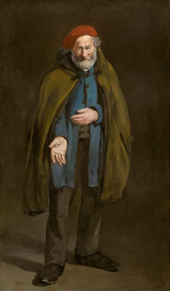 Beggar with a Duffle Coat (Philosopher) - Edouard Manet