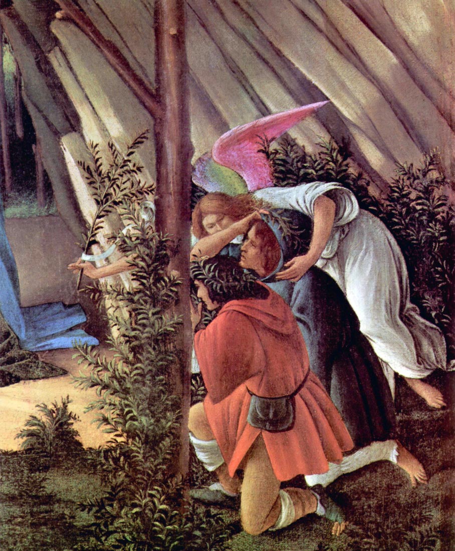 Birth of Christ (Mystic birth) Detail - Botticelli