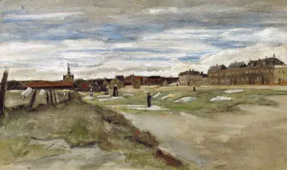 Bleachery at Scheveningen - Vincent van Gogh