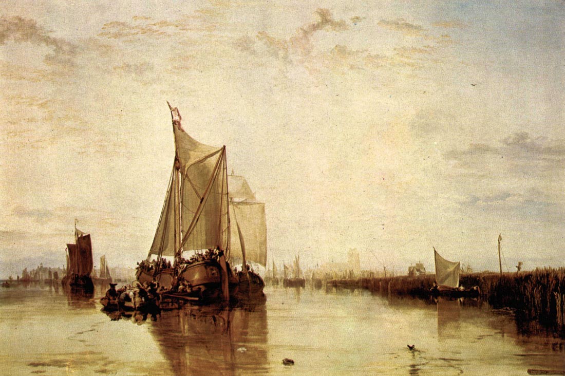 Boat in Rotterdam - Joseph Mallord Turner