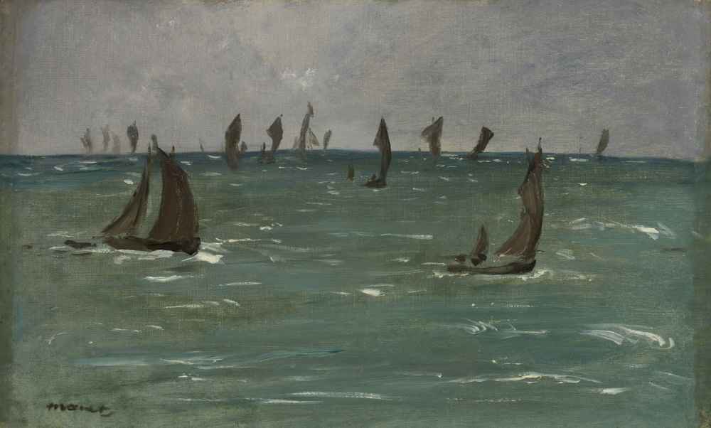 Boats at Berck-sur-Mer - Edouard Manet