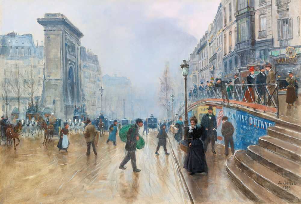 Boulevard Saint-Denis in Paris (1899) - Jean Beraud