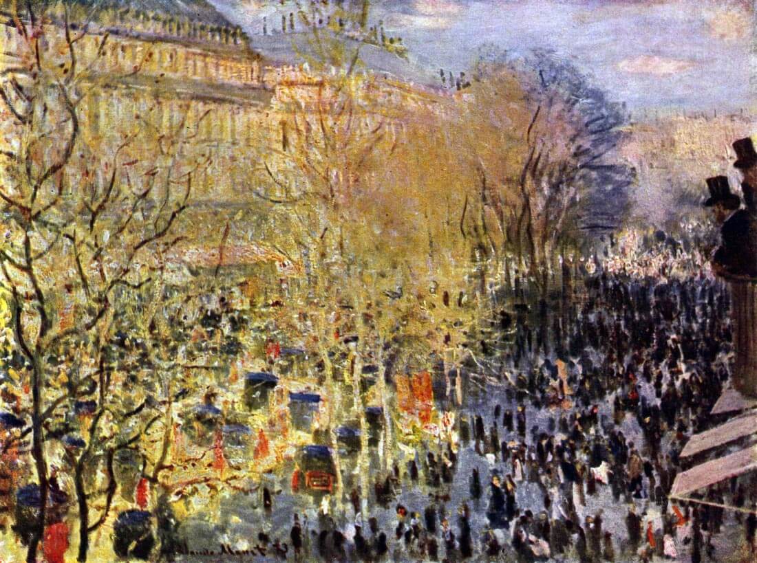 Boulevard des Capucines in Paris - Monet