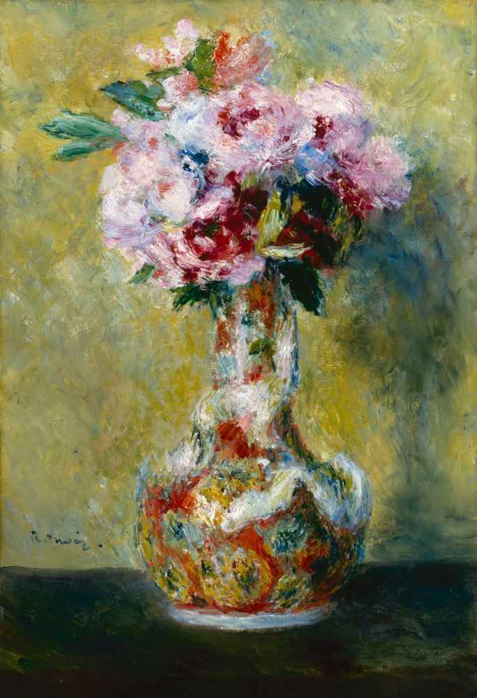 Bouquet in a Vase - Auguste Renoir