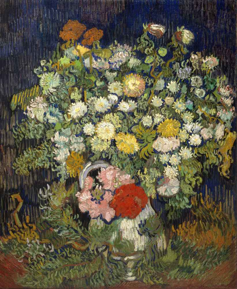 Bouquet of Flowers in a Vase - Vincent van Gogh