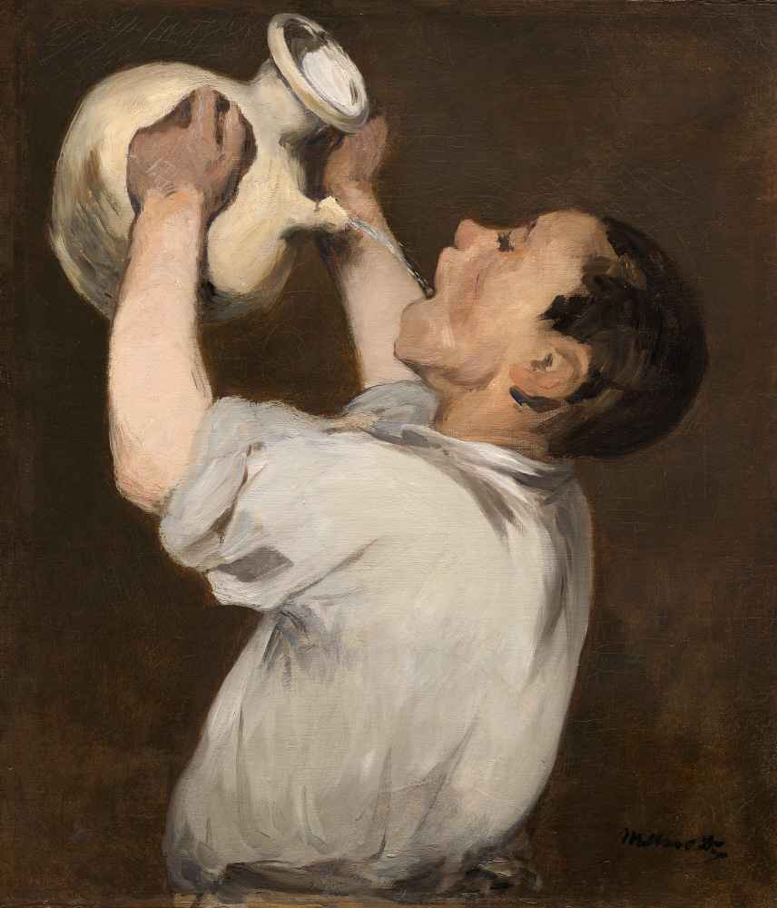 Boy with Pitcher (La Régalade) - Edouard Manet