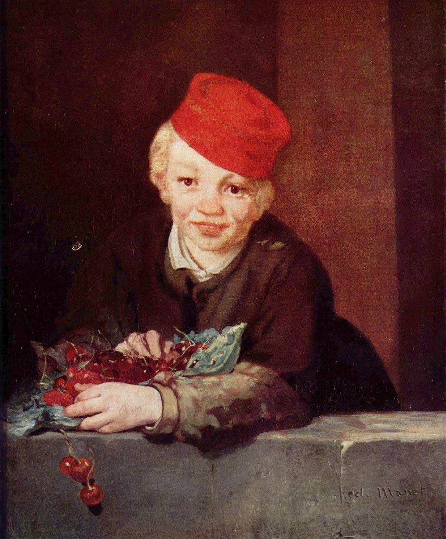 Boy with the cherries - Manet