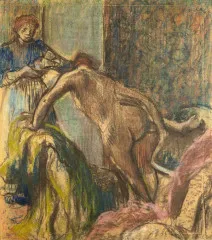 Breakfast after the Bath - Edgar Degas